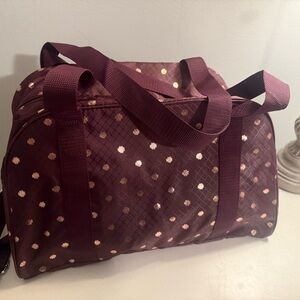 Thirty-One All packed mini duffel in twinkling plum